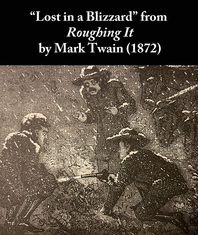Lost in a Blizzard from Roughing It by Mark Twain (1872)