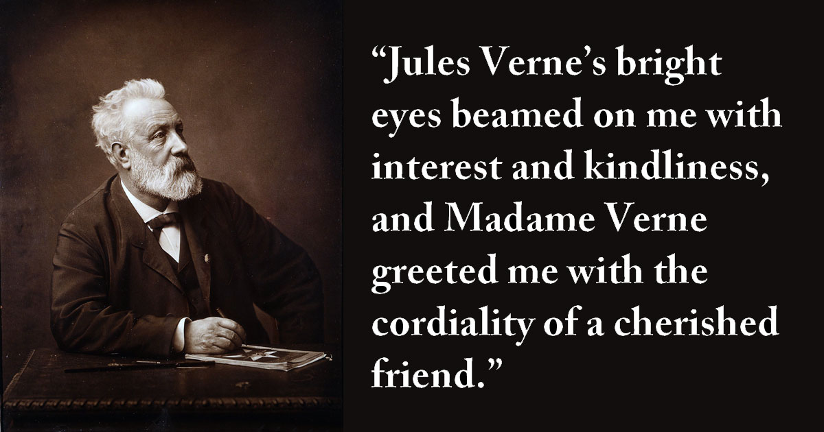 Nellie Bly's story Meeting Jules Verne from Around the World in Seventy-two Days (1890)